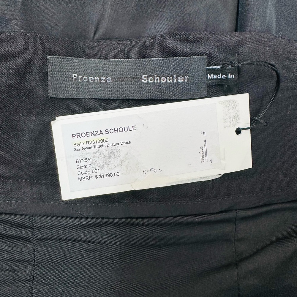 Proenza Schouler Taffeta Bustier Fit-&-Flare Dress - Picture 14 of 15